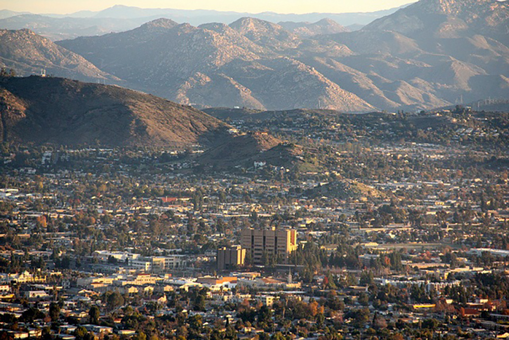 El Cajon California cityscape