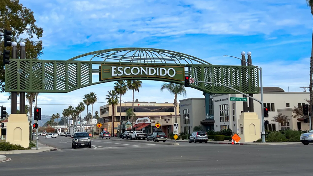 Escondido California cityscape
